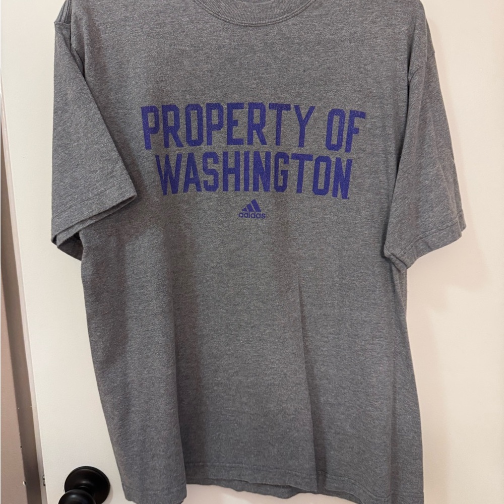 Adidas Gray Men's Huskies T-Shirt